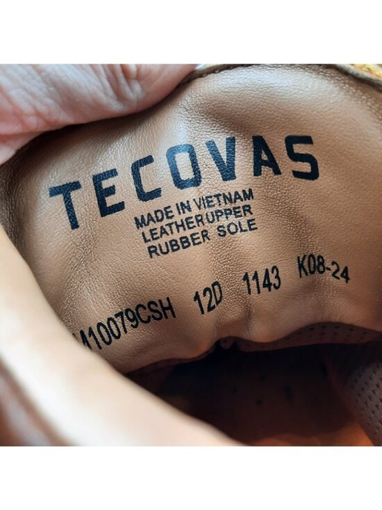 Tecovas The Rugged Moc Mens 12 Boots Saddle Brown Cowhide Leather Cowboy Work main image 10